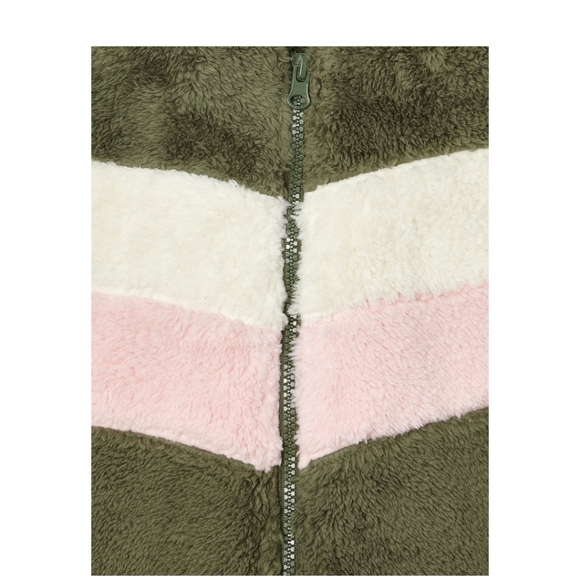 Wonder Nation Girls Soft Plush Green Jacket Size XXL - Picture 6 of 7